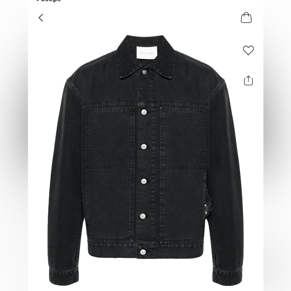 1017 ALYX 9SM Dark Gray Shirt Jacket